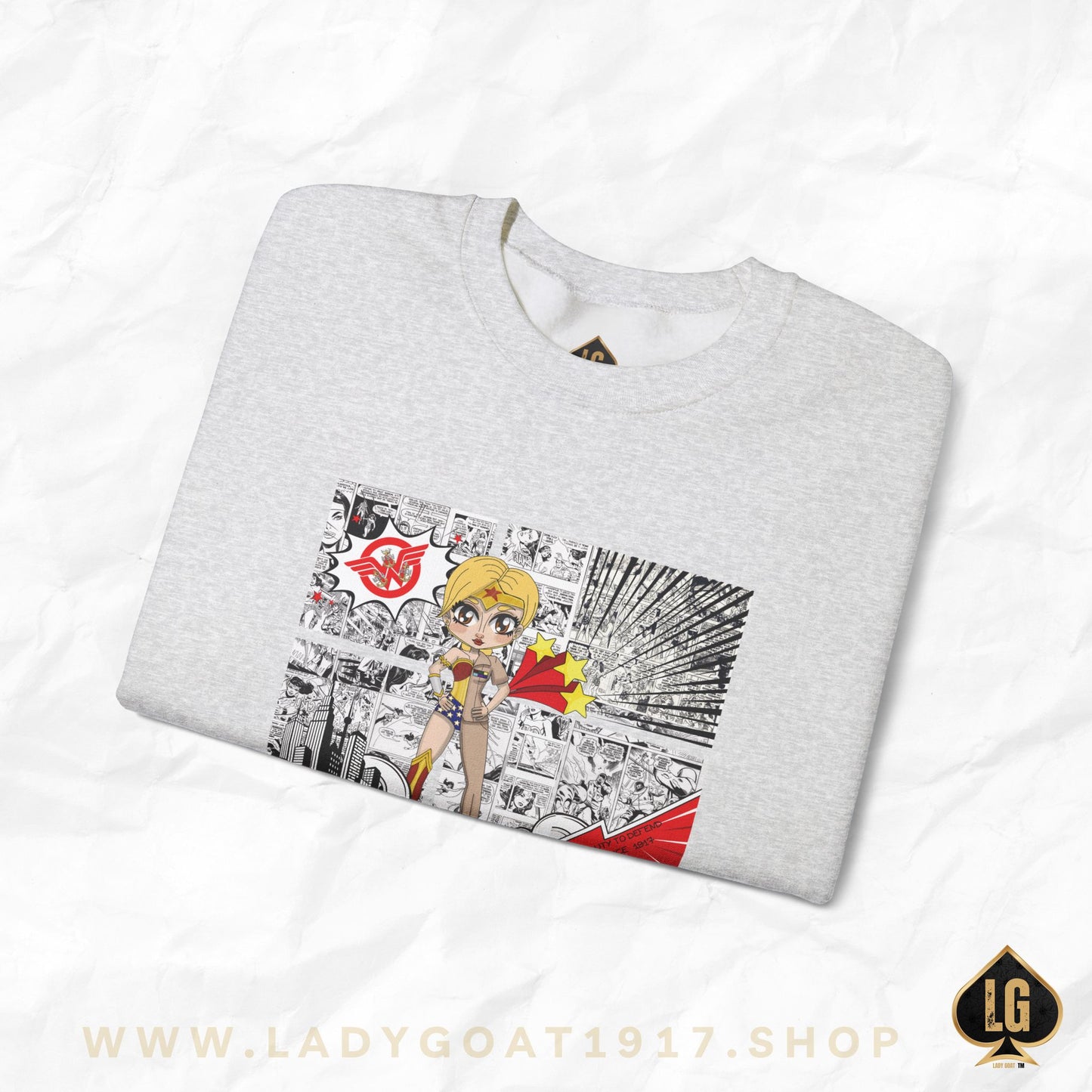 News Flash Comic V5 Crewneck Sweater