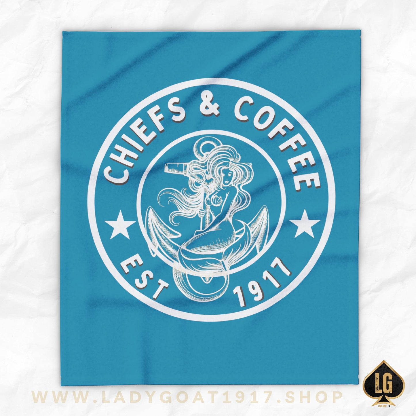 Chiefs and Coffee Fleece Blanket