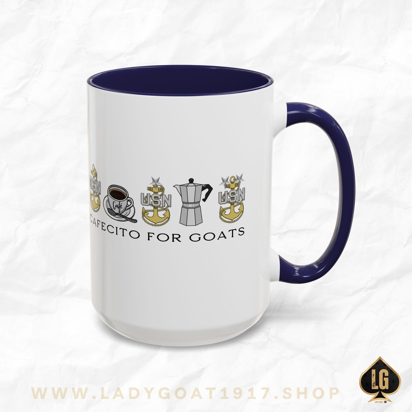 Cafecito for Goats Coffee Mug 15oz
