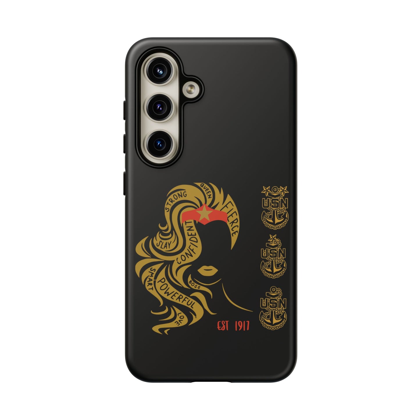 WW OG Long Hair Gold Phone Case
