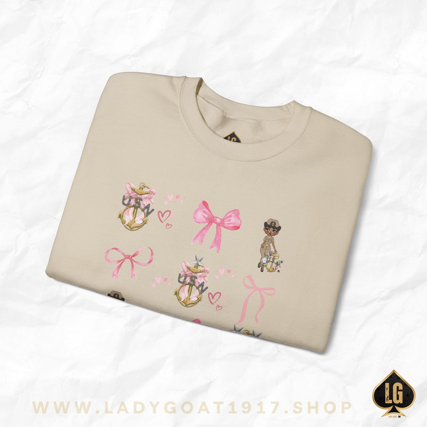 Lady Goat Coquette V2 Crewneck Sweater