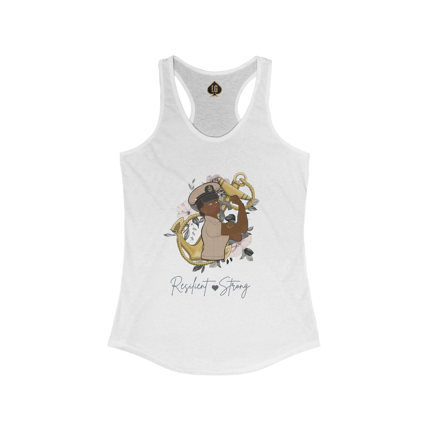 Resilient and Strong V5 Women's Ideal Racerback Tank