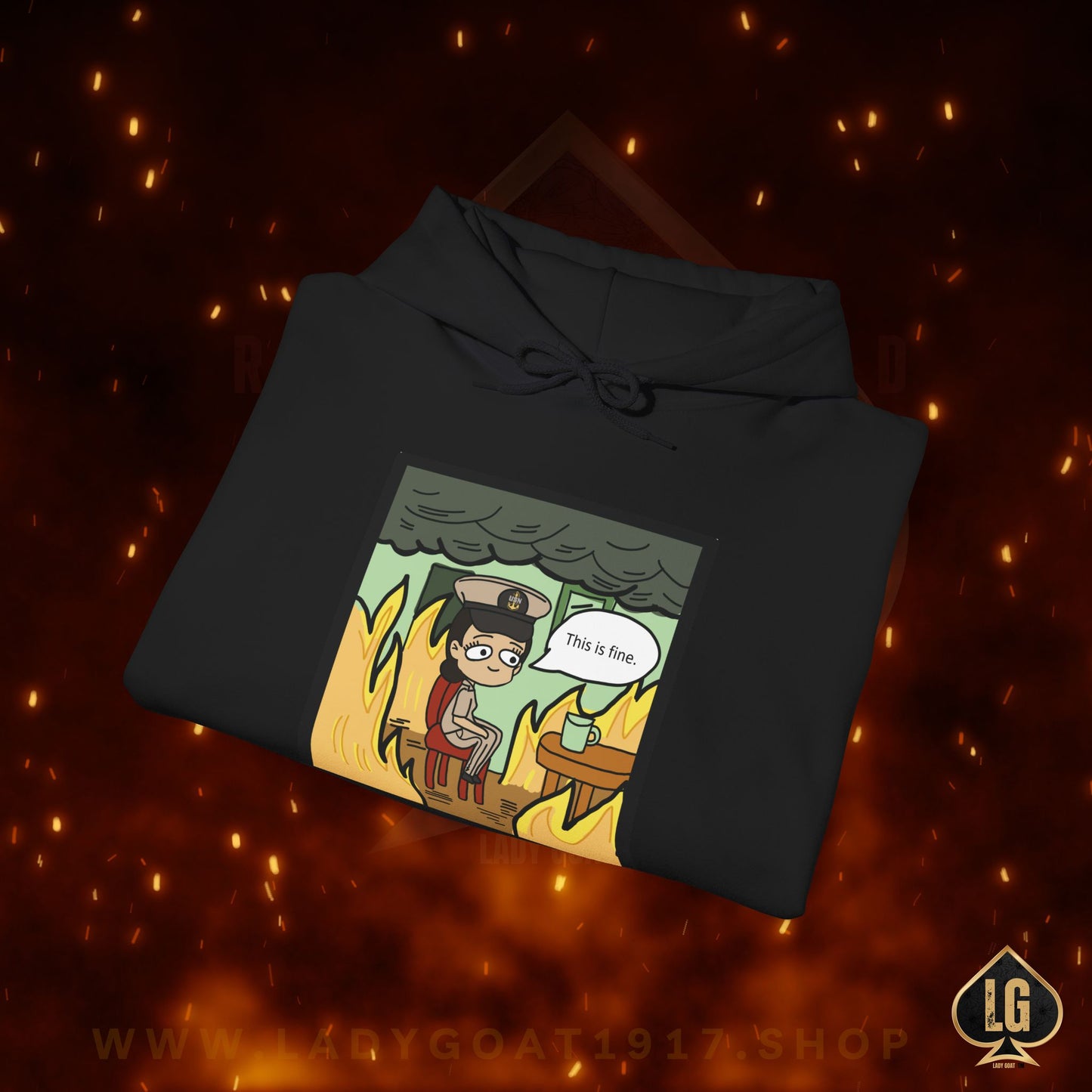 This is Fine ! V4 CPO Unisex Hoodie