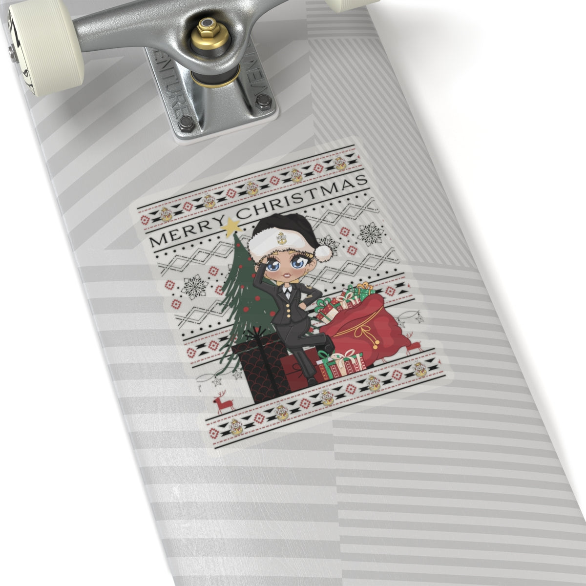 Christmas  Blues V8 Stickers