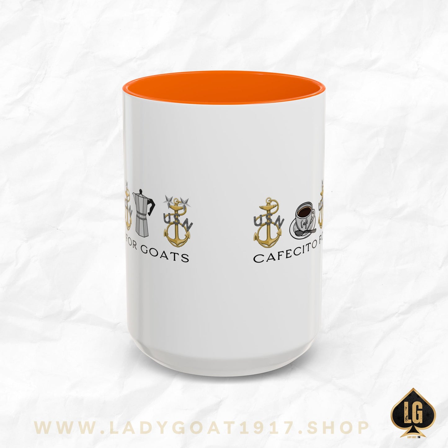 Vintage Cafecito for Goats Coffee Mug 15oz