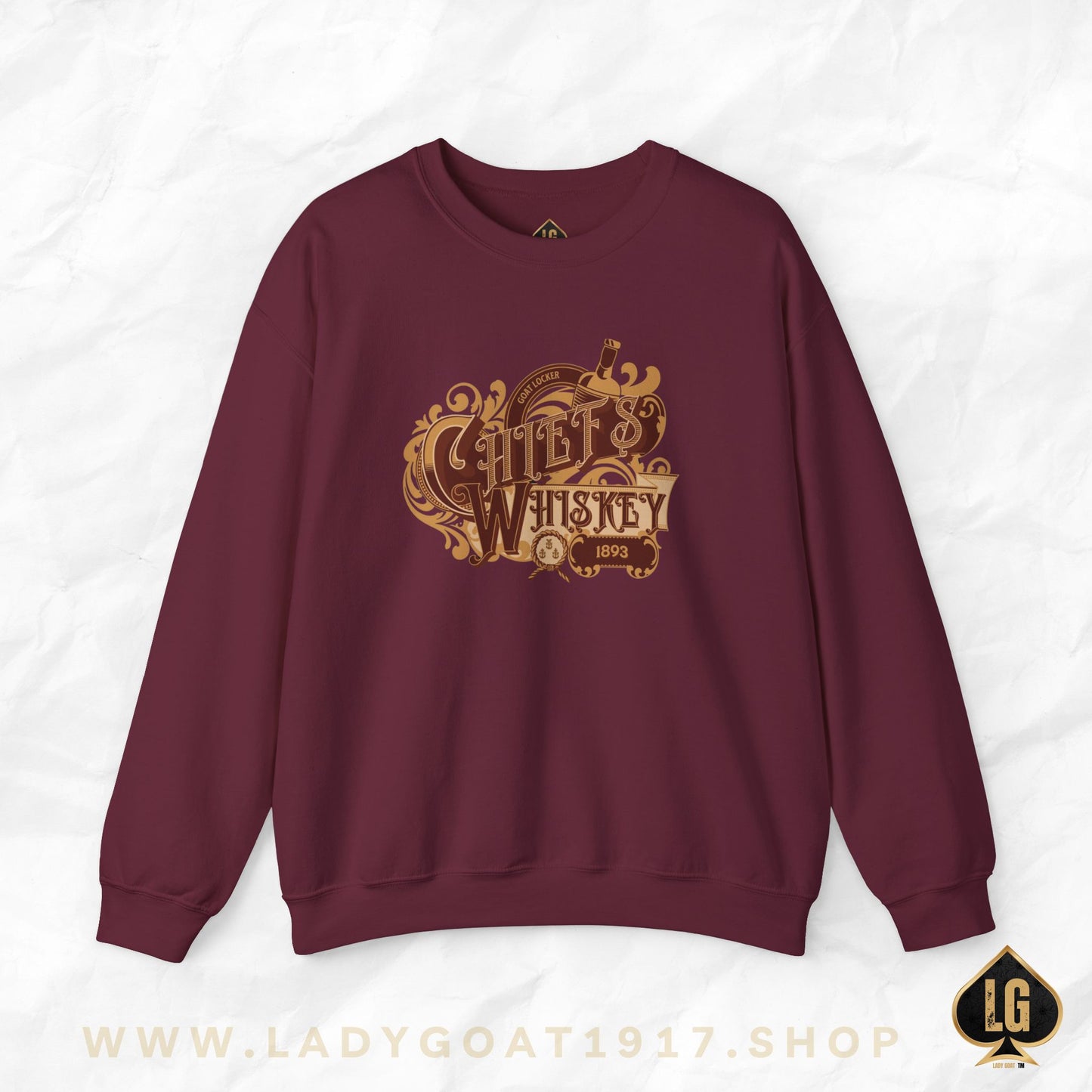 Chiefs and Whiskey V3 Crewneck Sweater