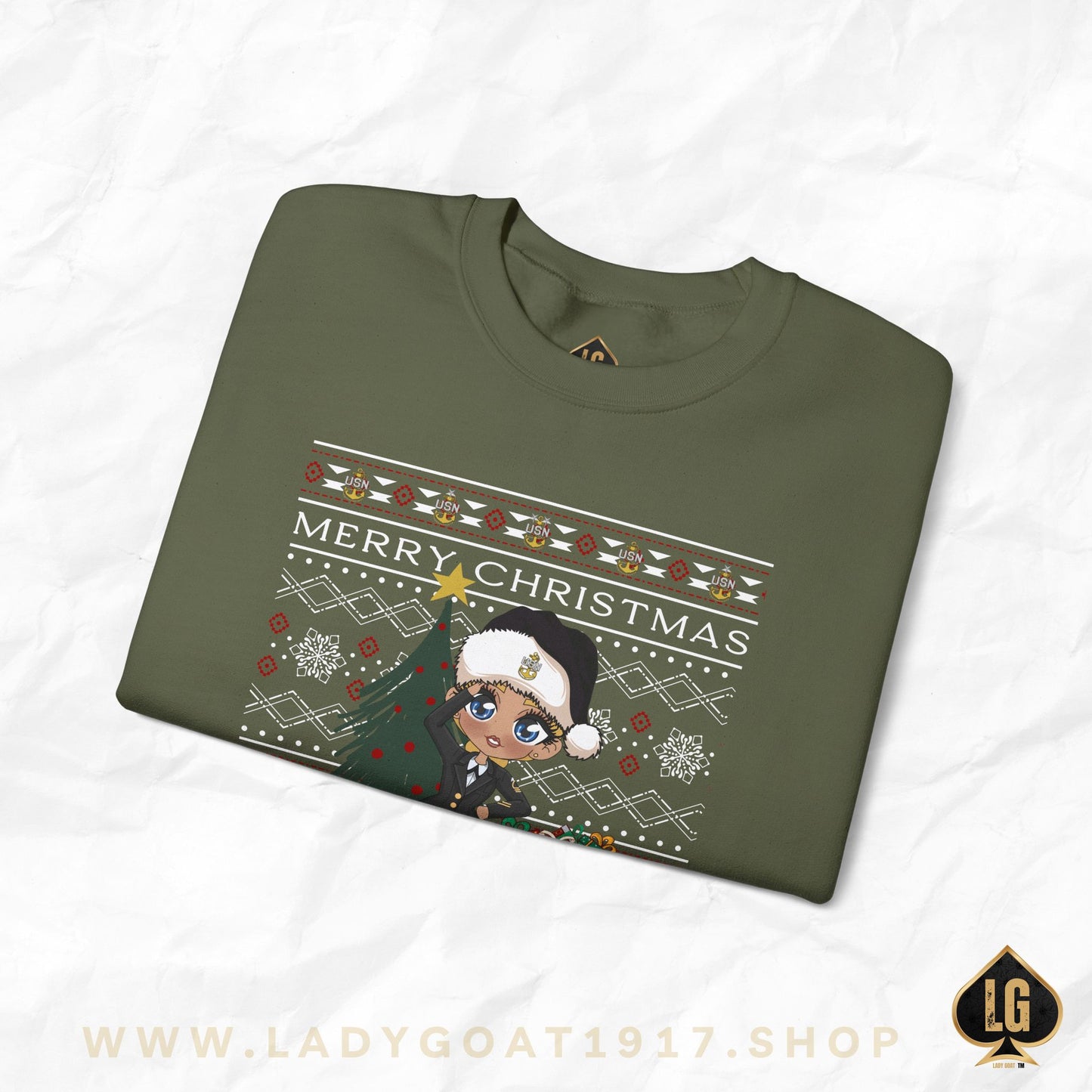 Christmas Blues V9 Crewneck Sweater