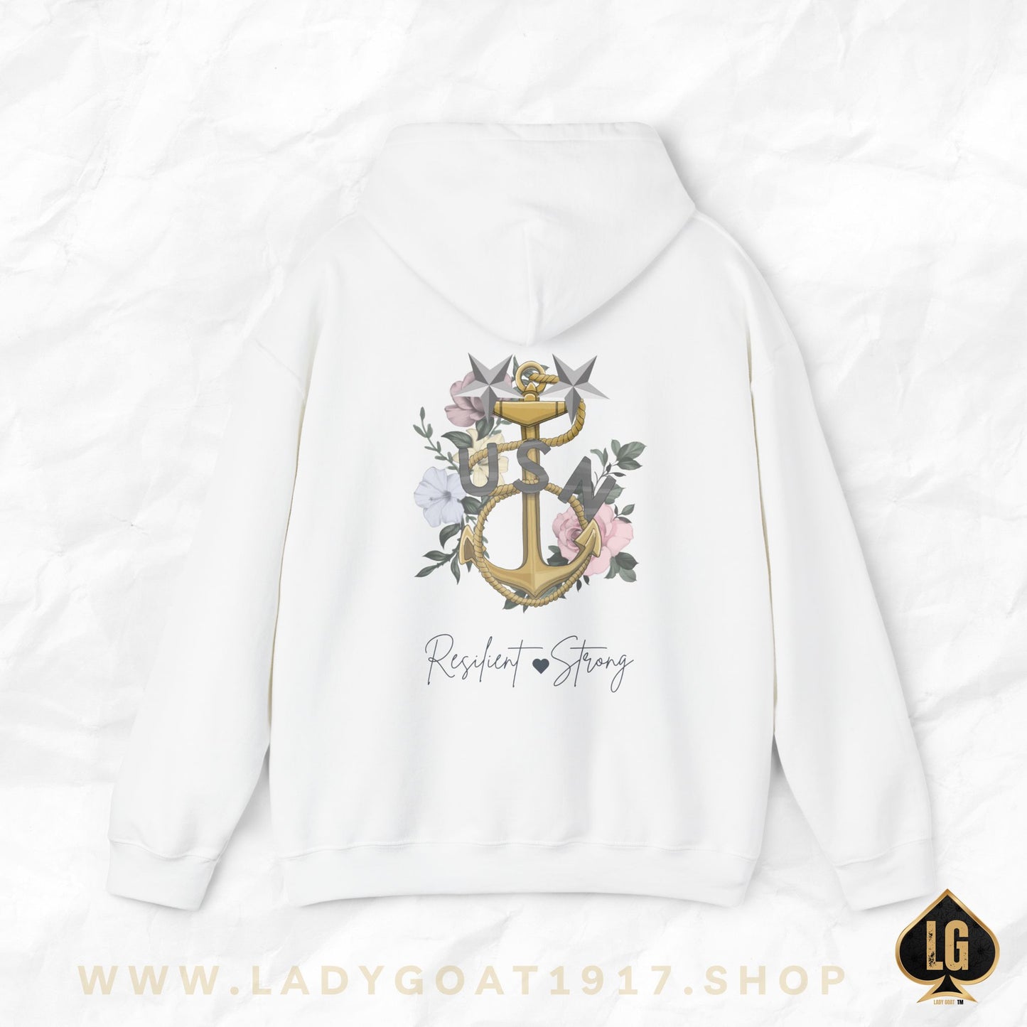 Resilient and Strong V9 Unisex Hoodie