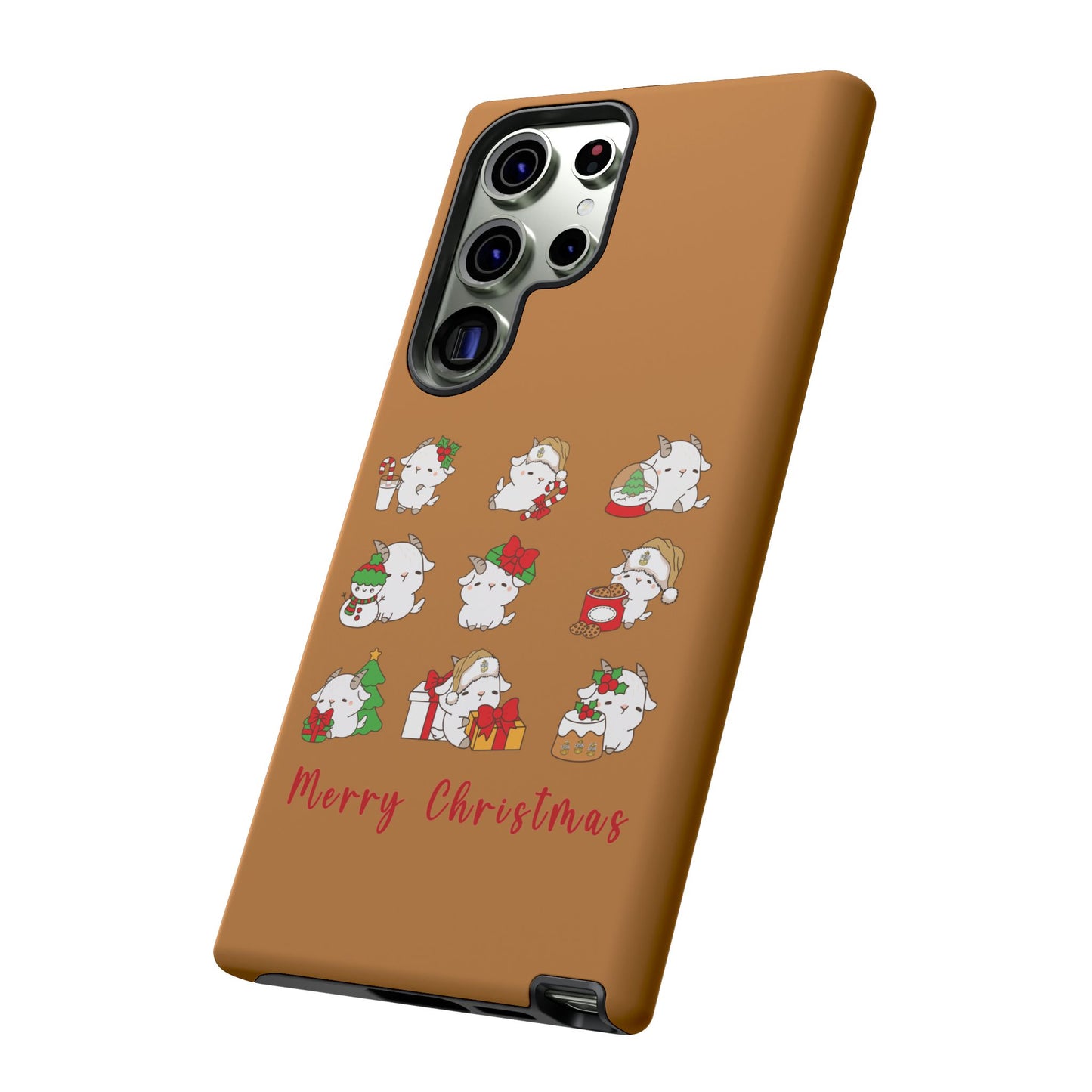 Hello Goat Christmas V1 Tough Phone Case