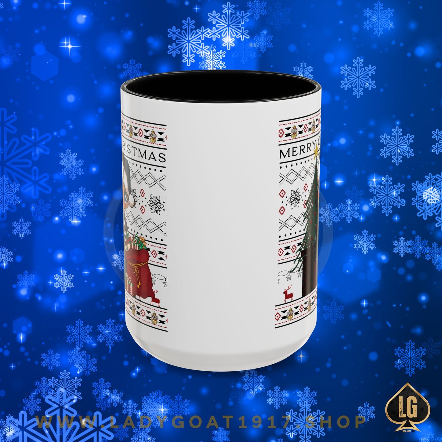 Christmas Blues V8 15oz Mug