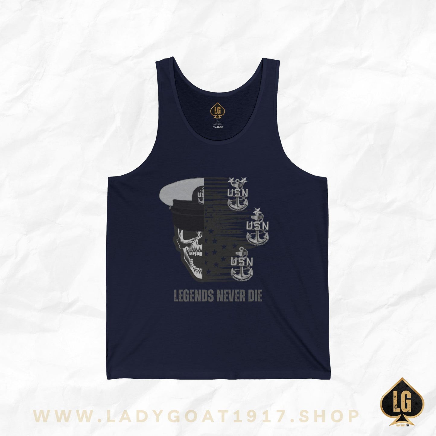 Legends Never Die Unisex Tank Top