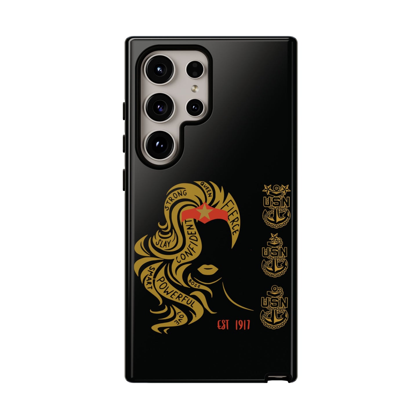 WW OG Long Hair Gold Phone Case