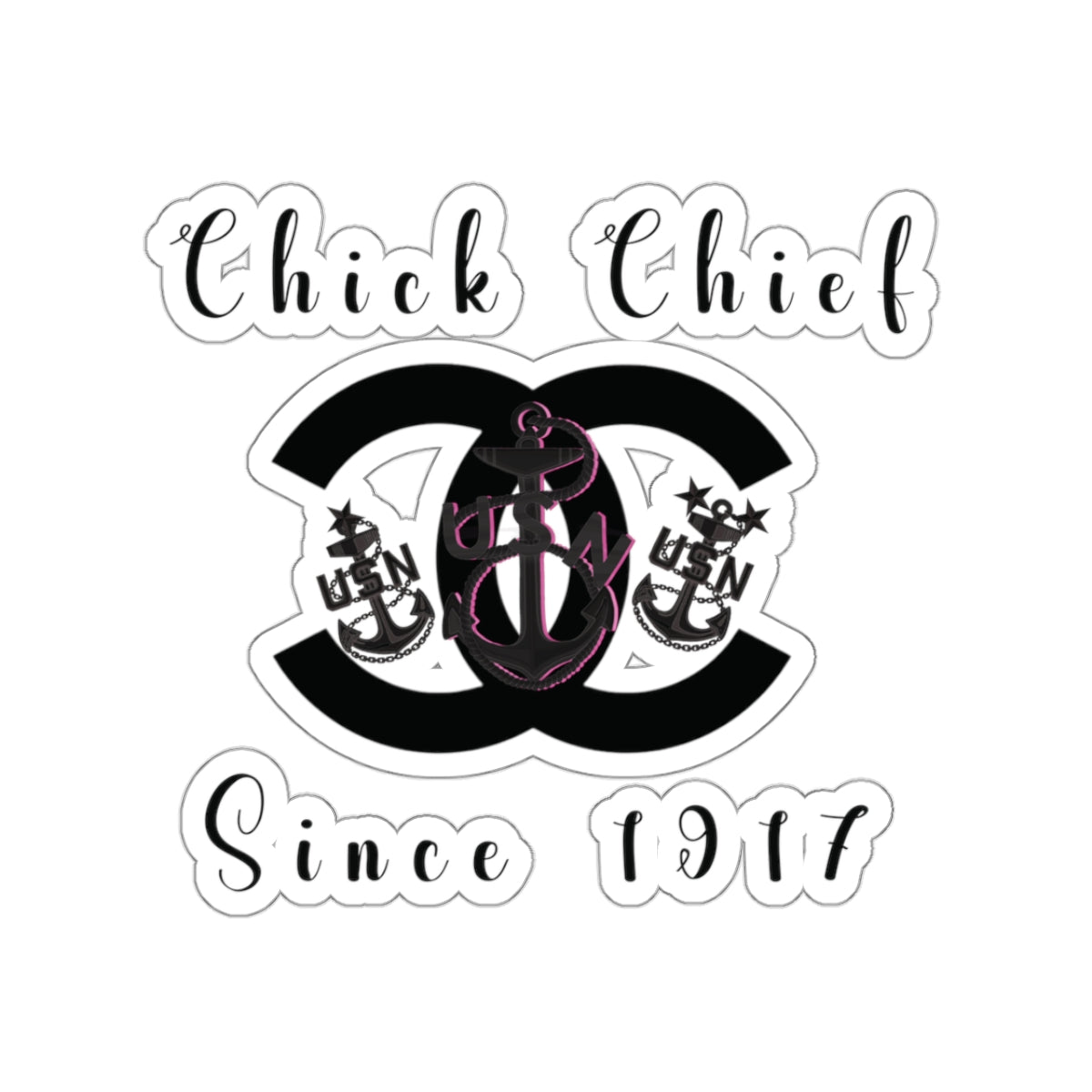 Chick Chief P!NK Stickers