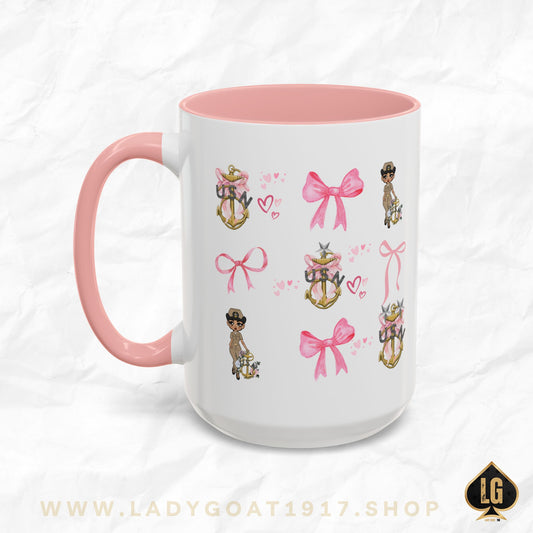 Lady Goat Coquette V1  Accent Coffee Mug 15oz