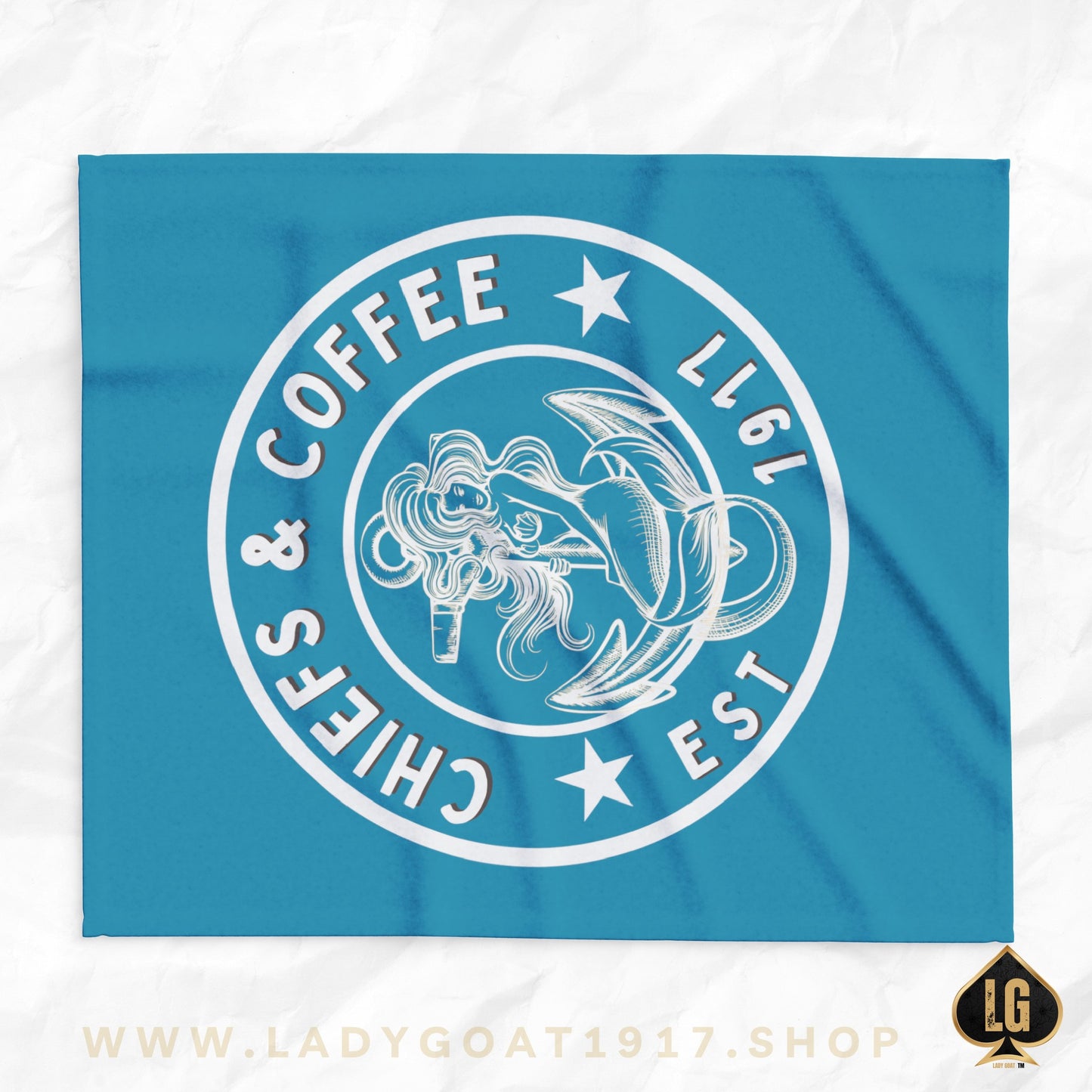 Chiefs and Coffee Fleece Blanket