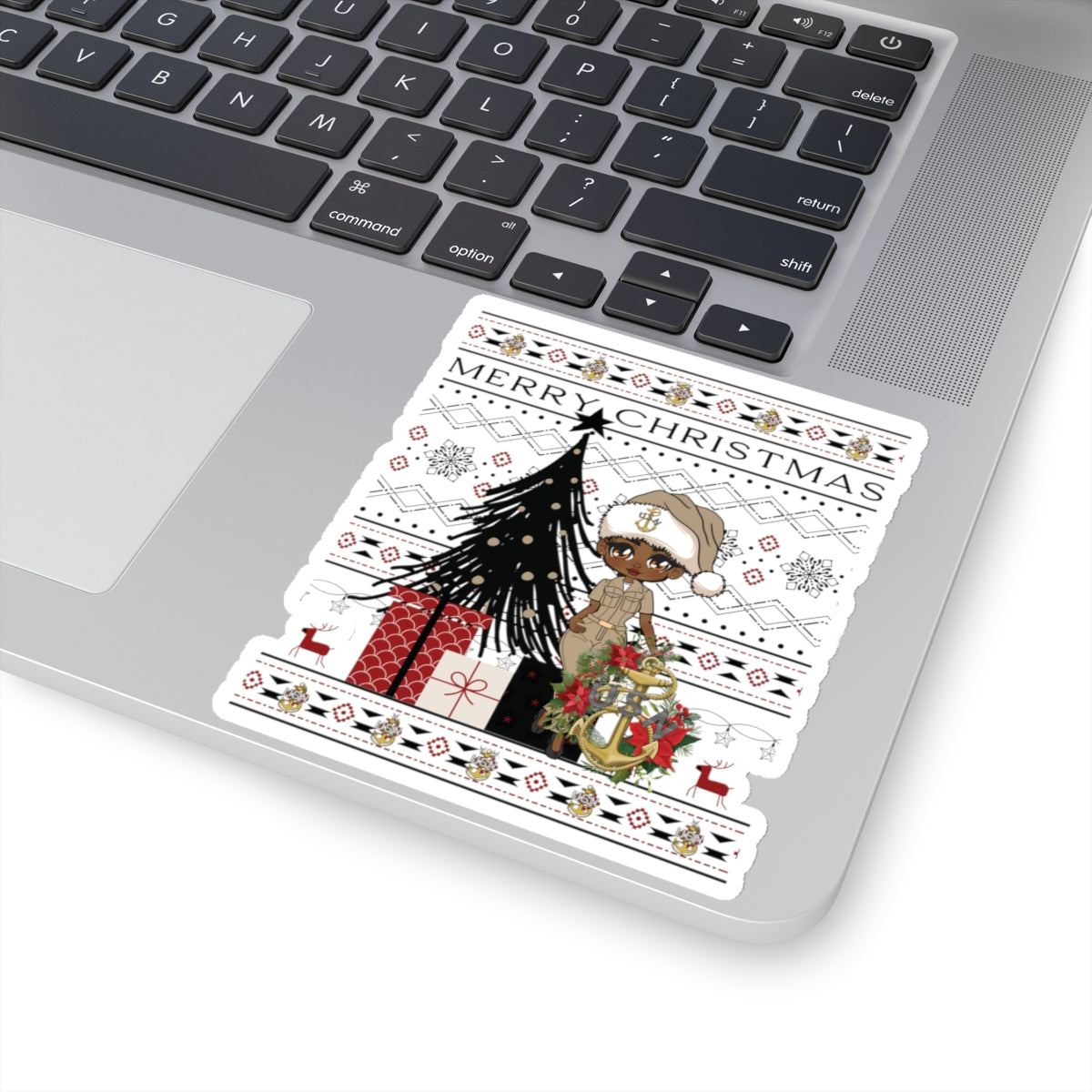 Khaki Christmas V2 Stickers