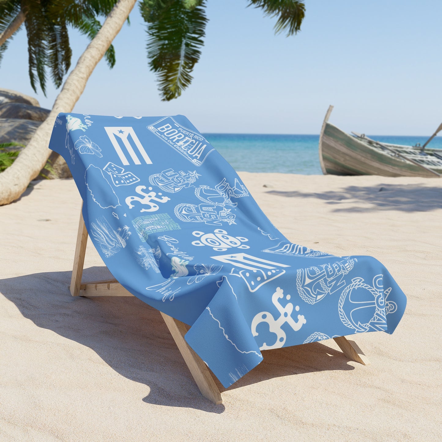 Azul Clarita Beach Towel