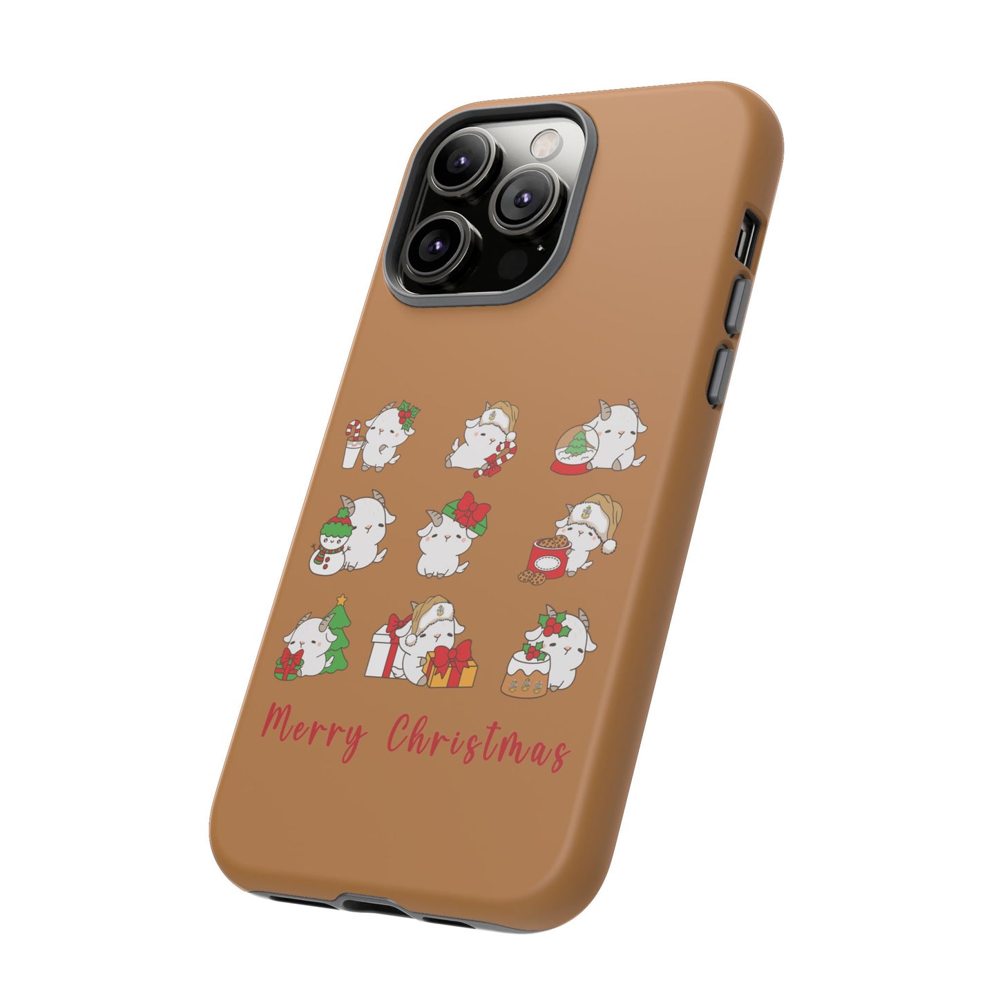 Hello Goat Christmas V1 Tough Phone Case