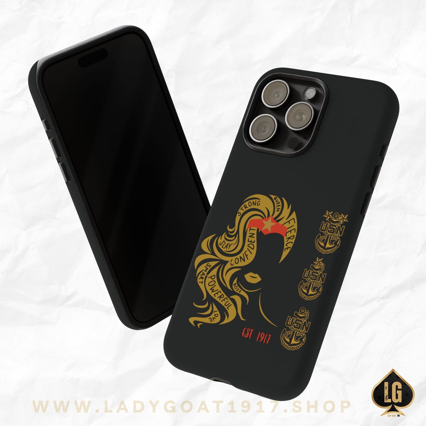 WW OG Long Hair Gold Phone Case
