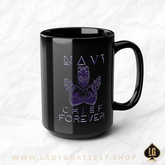 Chief Forever Black Mug