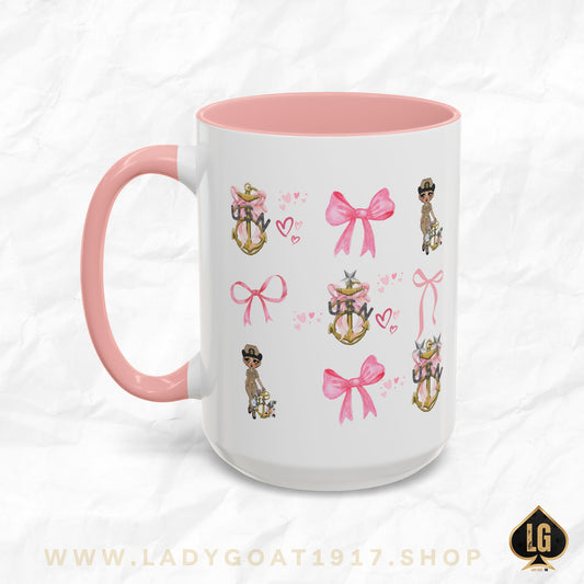 Lady Goat Coquette V9 Accent Coffee Mug 15oz