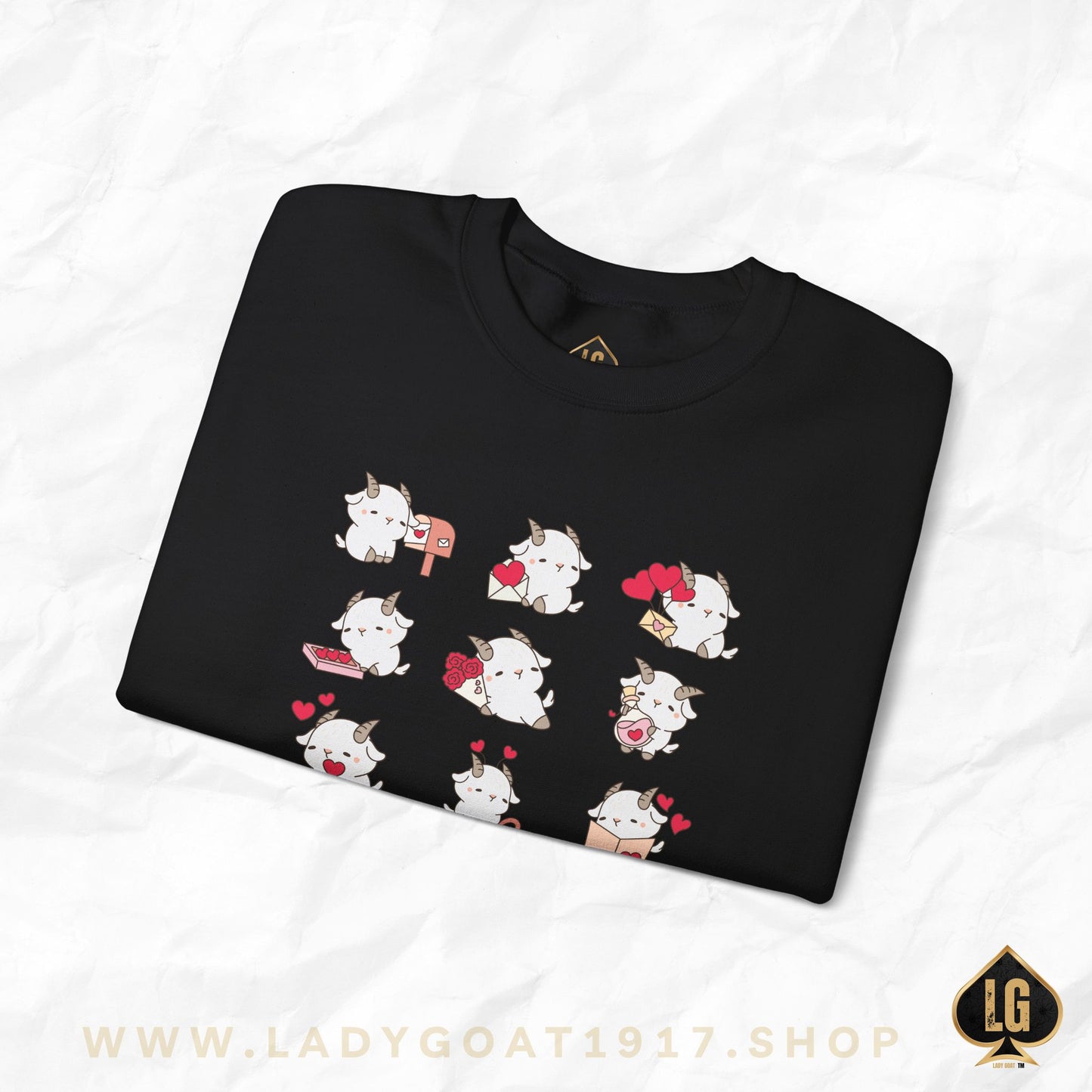 Hello Goat Valentine Crewneck Sweater
