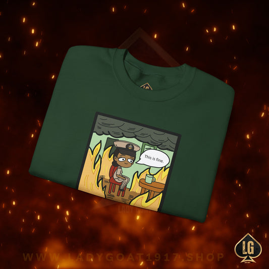 This is Fine ! V5 SCPO Crewneck Sweater