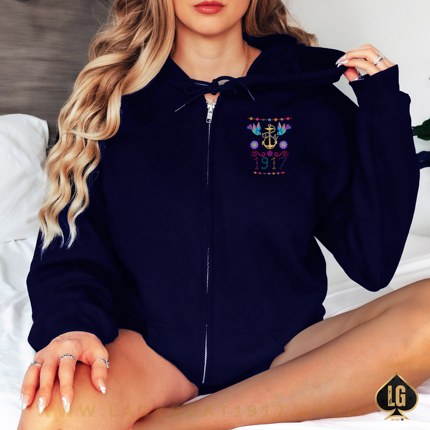 Jefa 2.0 DLM Zip Up Unisex Hoodie