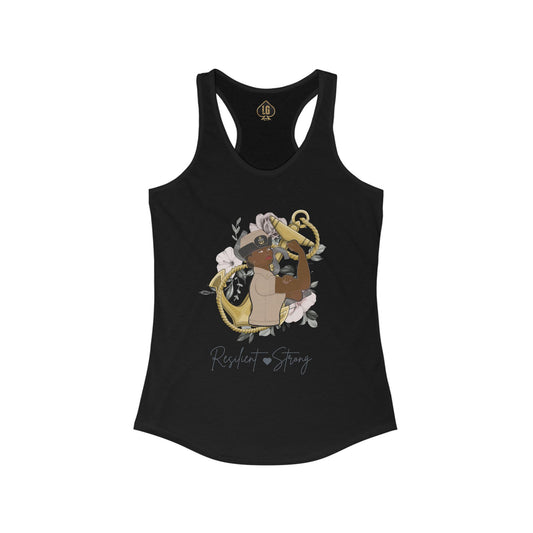 Resilient and Strong V5 Bucket Women's Ideal Racerback Tank