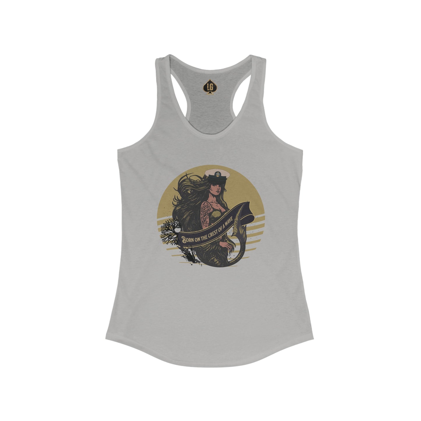 Crest of a Wave Women's Ideal Racerback Tank