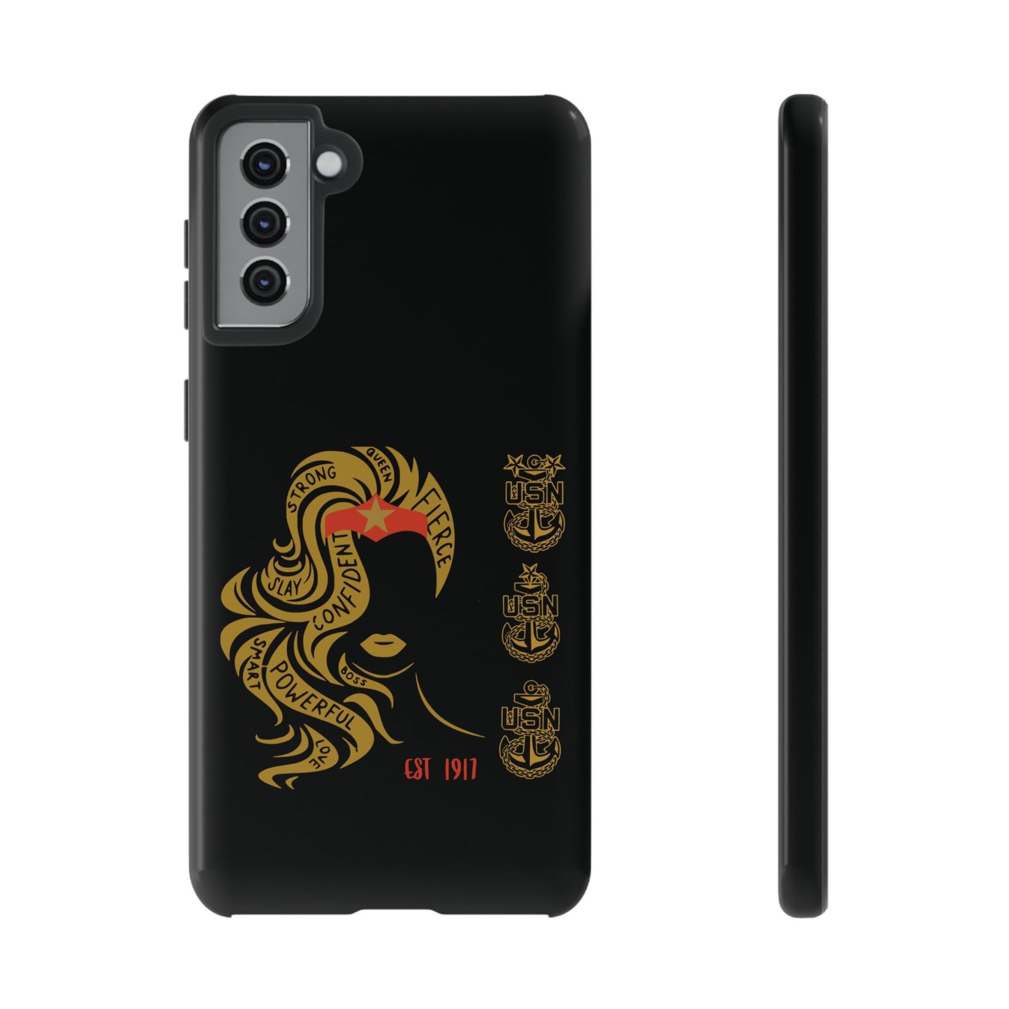 WW OG Long Hair Gold Phone Case