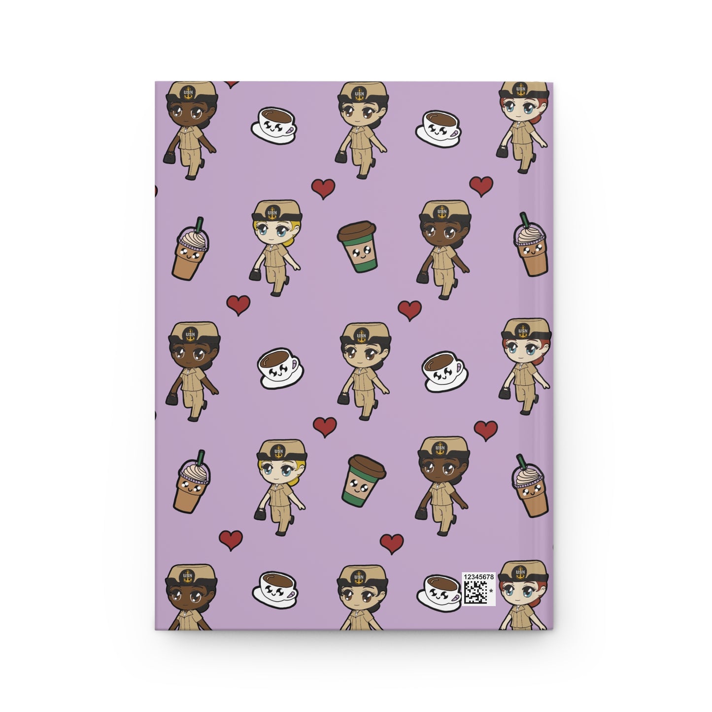 Chibi Coffee Chief Hardcover Journal Matte