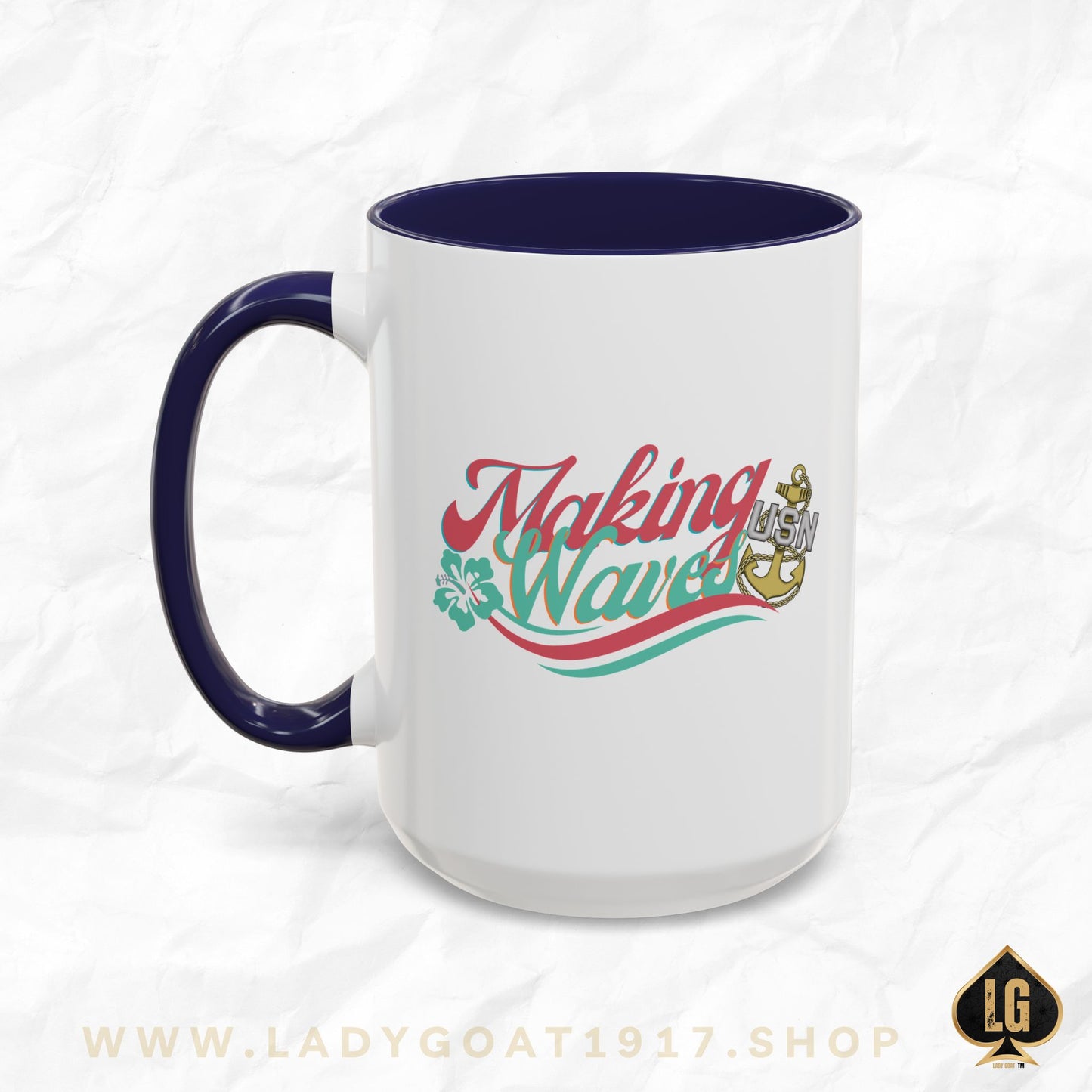 Making Waves Accent Coffee Mug 15oz