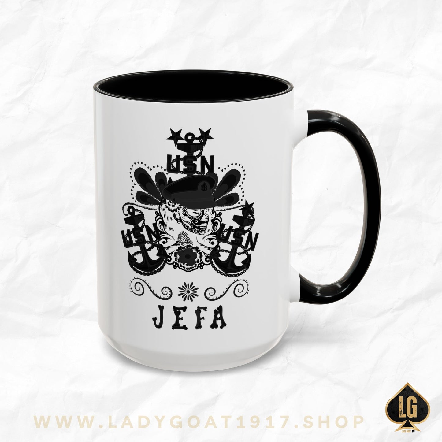 La Jefa SNP Accent Coffee Mug 15oz