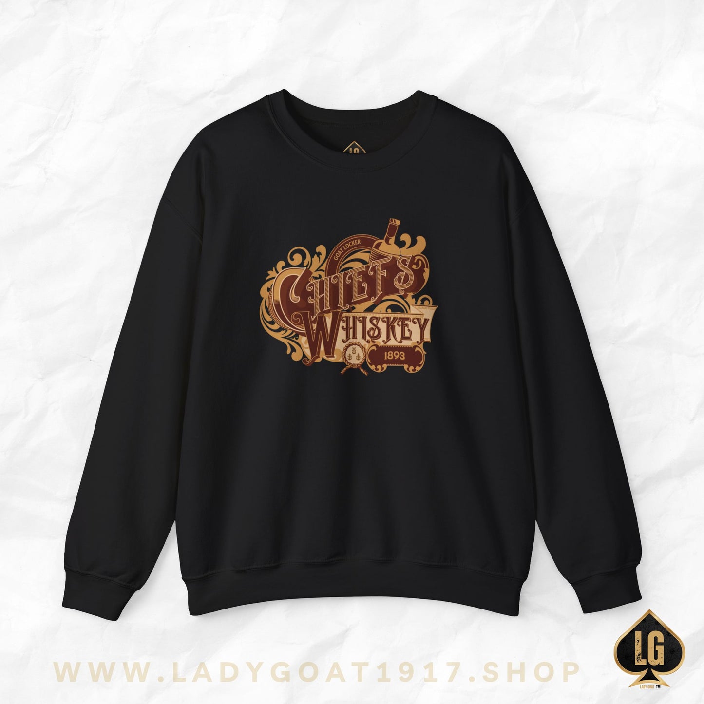 Chiefs and Whiskey V3 Crewneck Sweater
