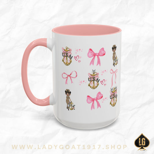 Lady Goat Coquette V5 Accent Coffee Mug 15oz