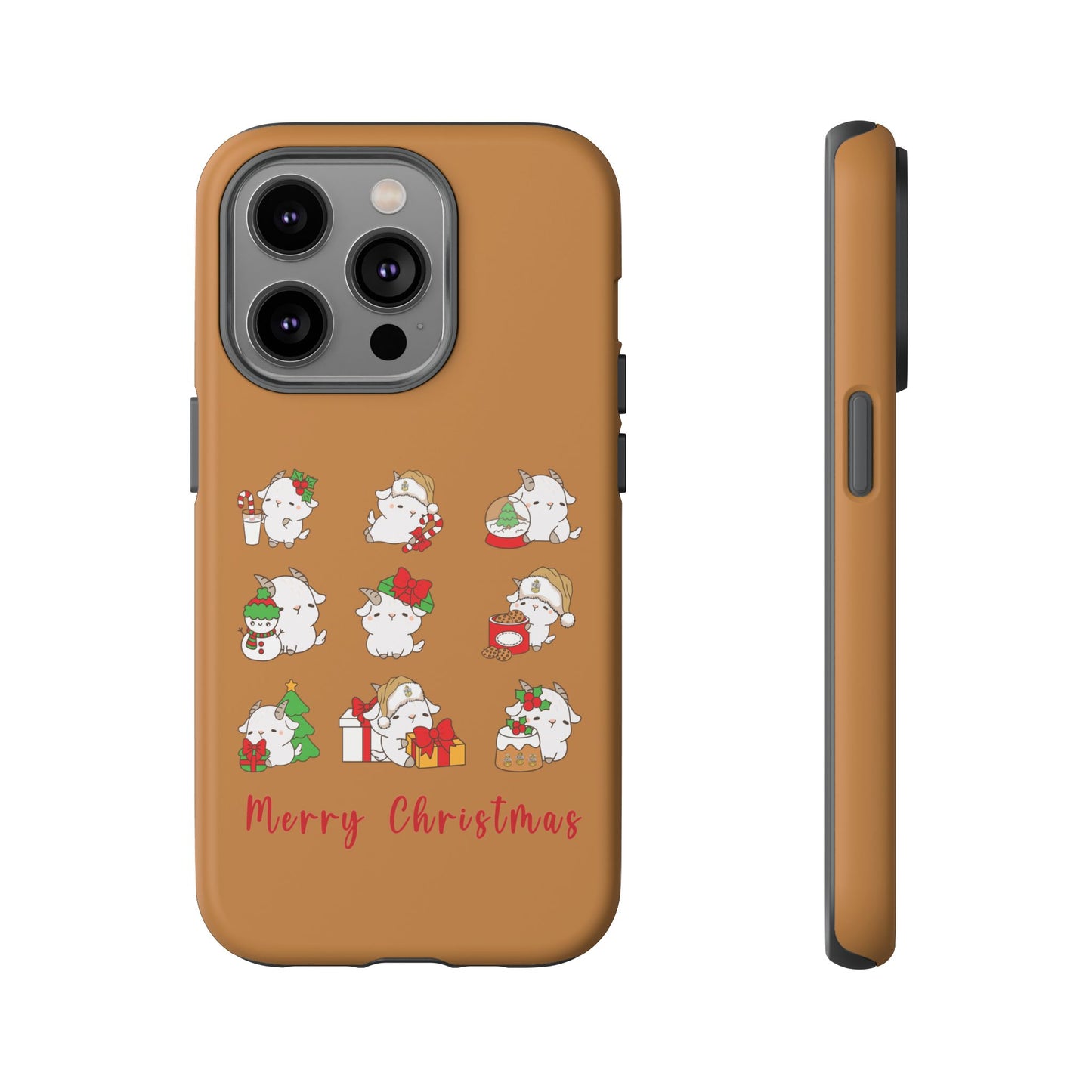 Hello Goat Christmas V1 Tough Phone Case