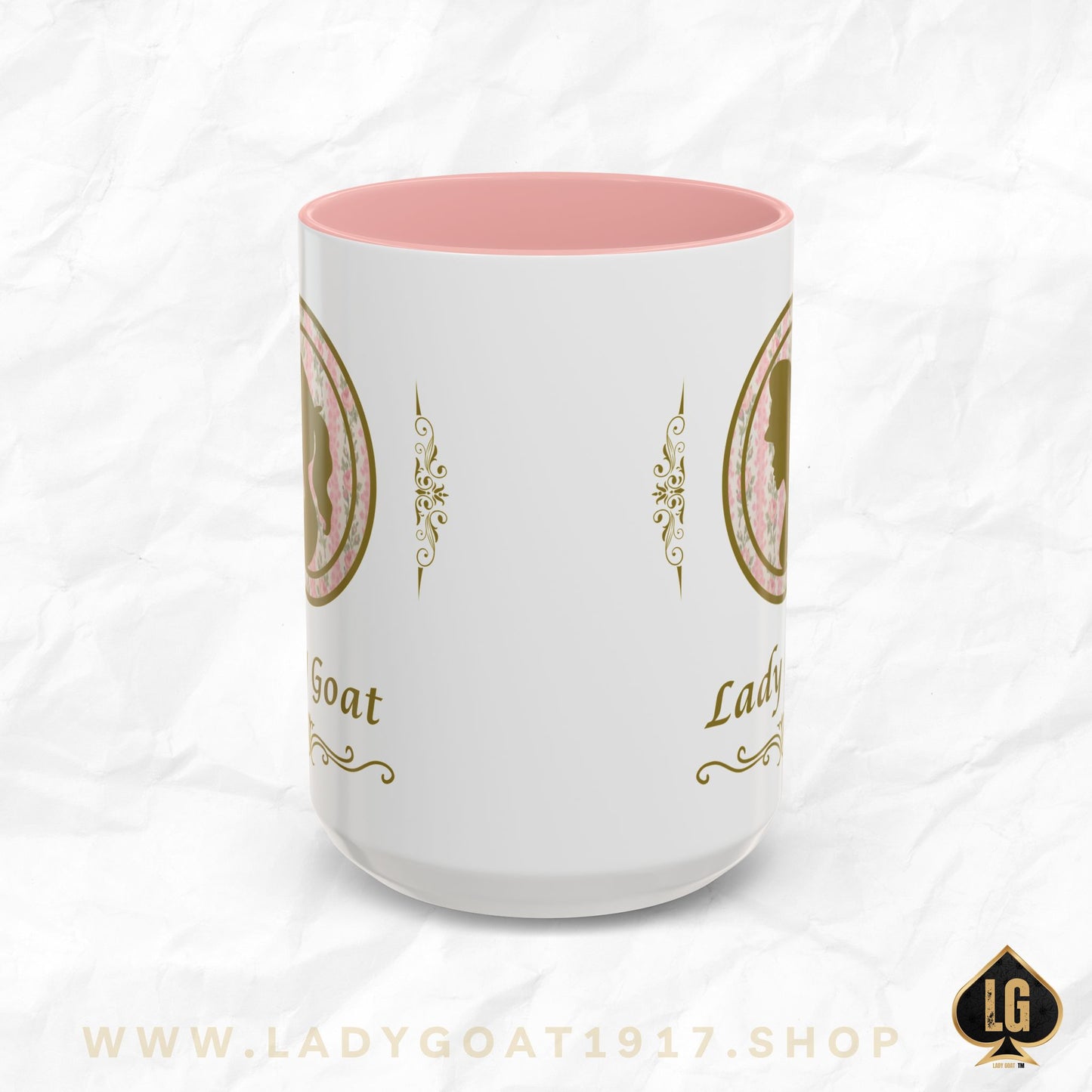 LADYGOATFANCY V1 Accent Coffee Mug 15oz