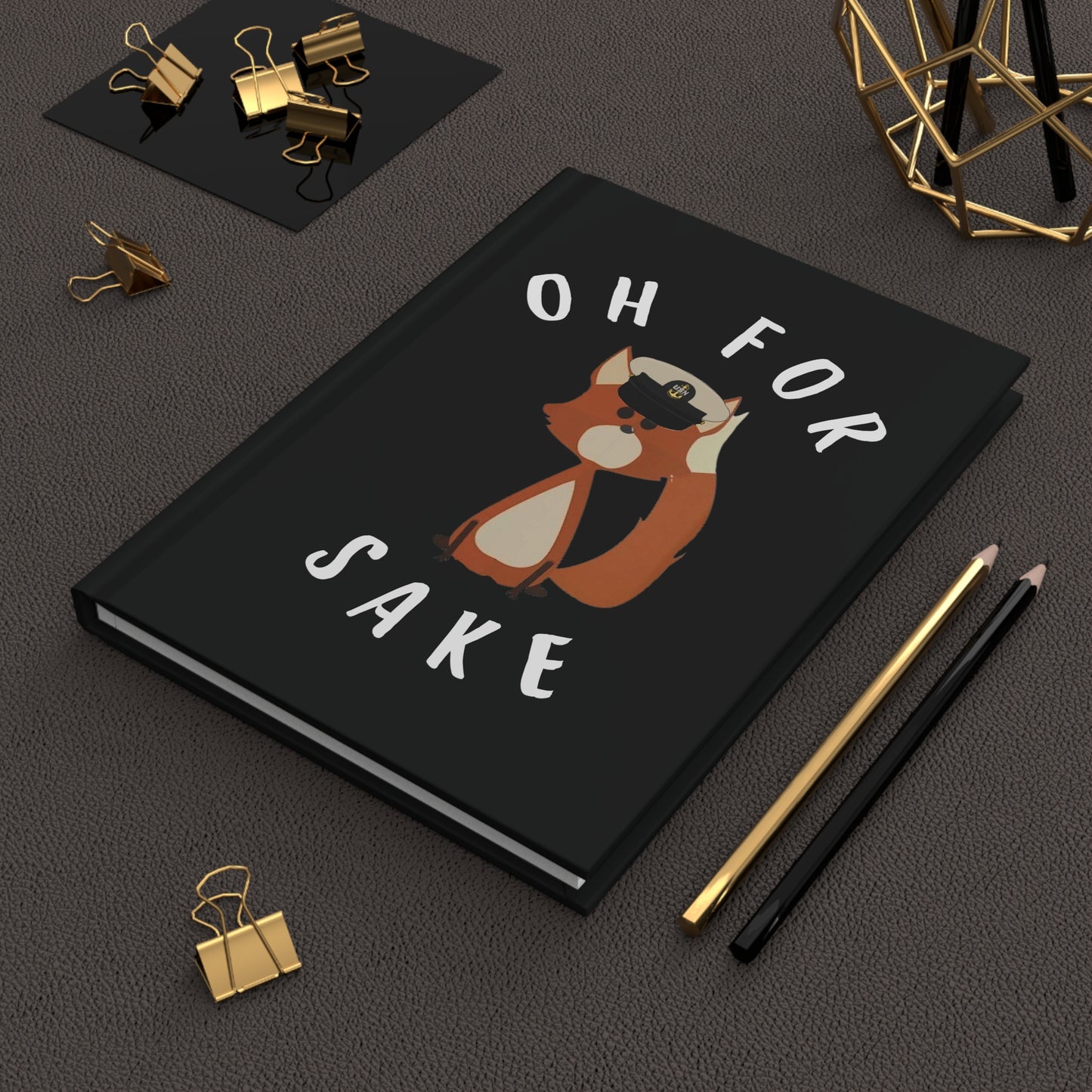For 🦊 Sake ! V2  Hardcover Journal Matte