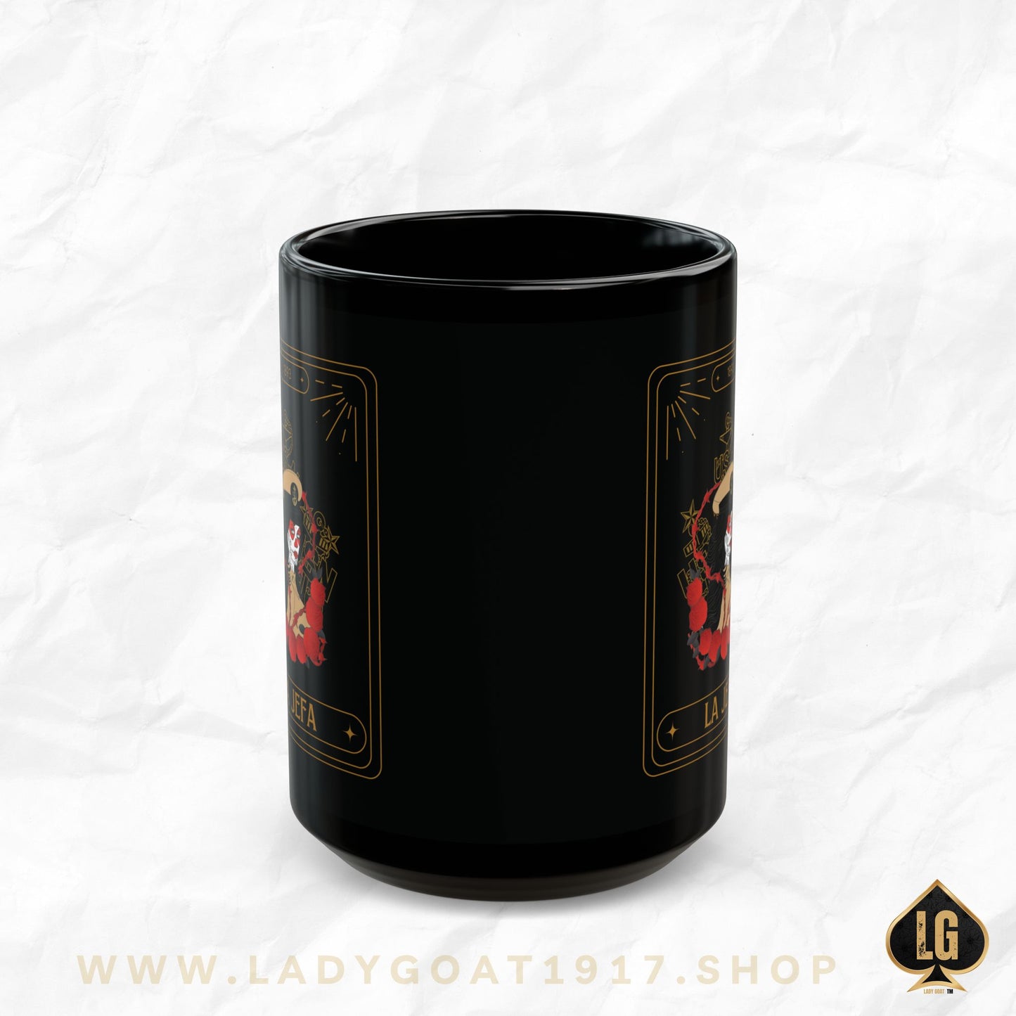 La Jefa Black Mug