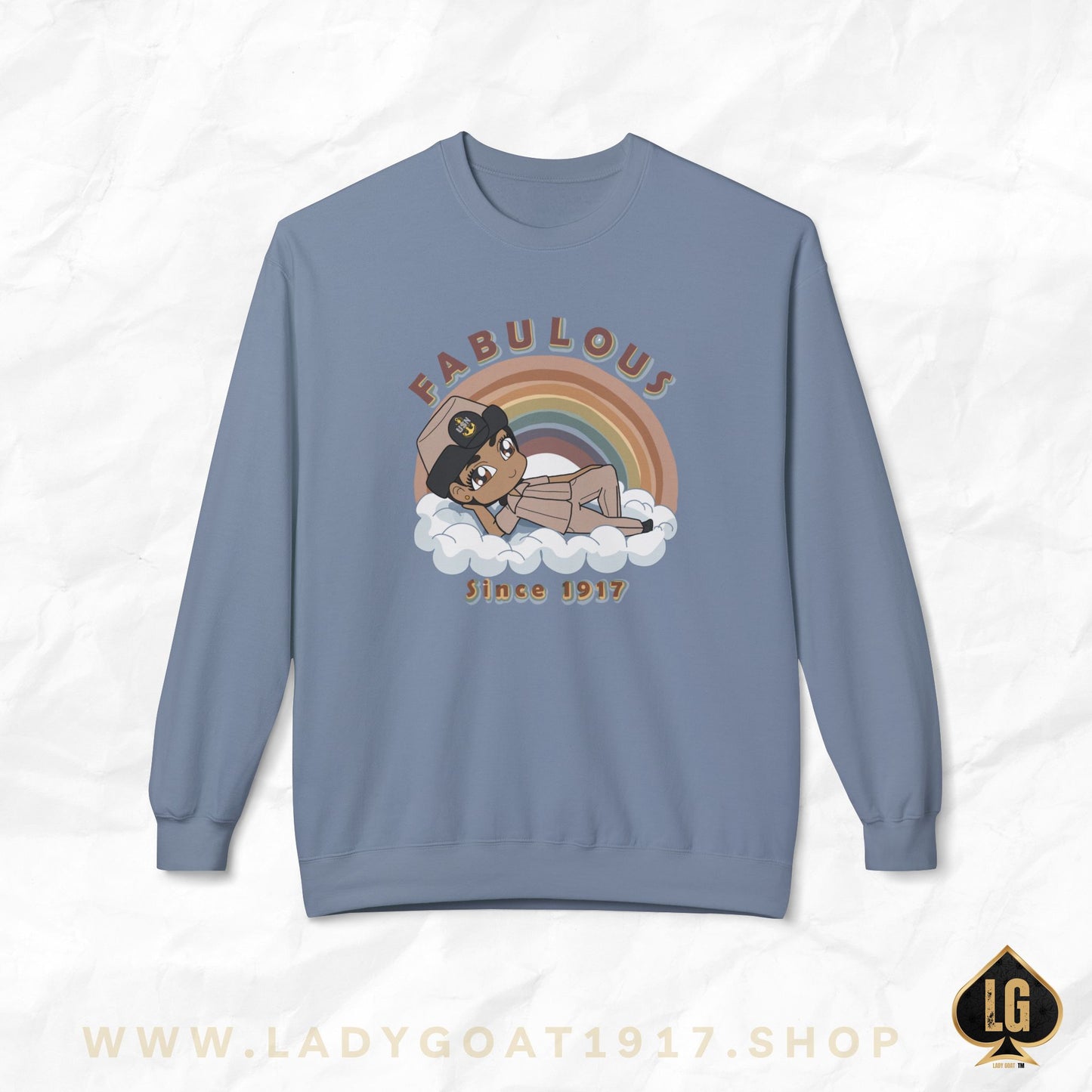 Fabulous V1 Unizex Softstyle Fleece Sweatshirt