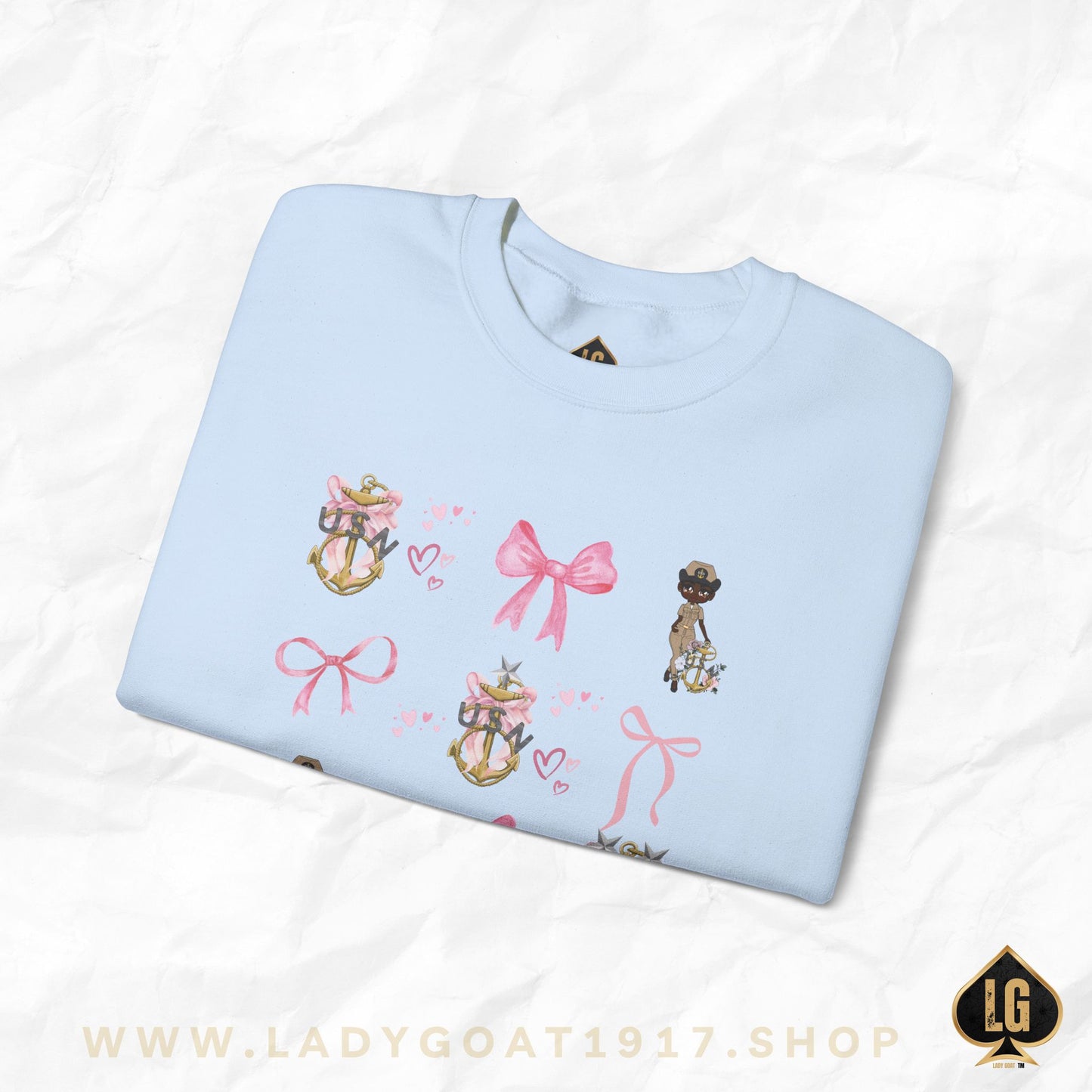 Lady Goat Coquette V3 Crewneck Sweater