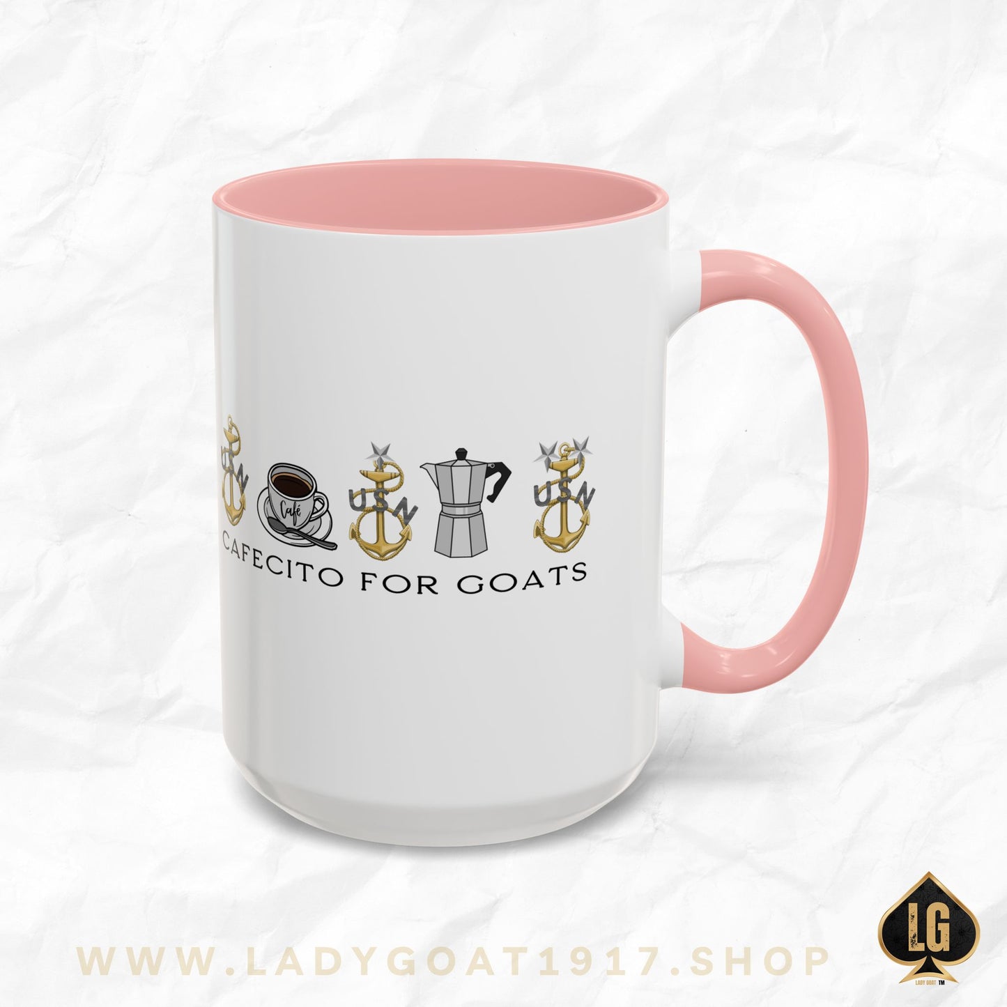 Vintage Cafecito for Goats Coffee Mug 15oz