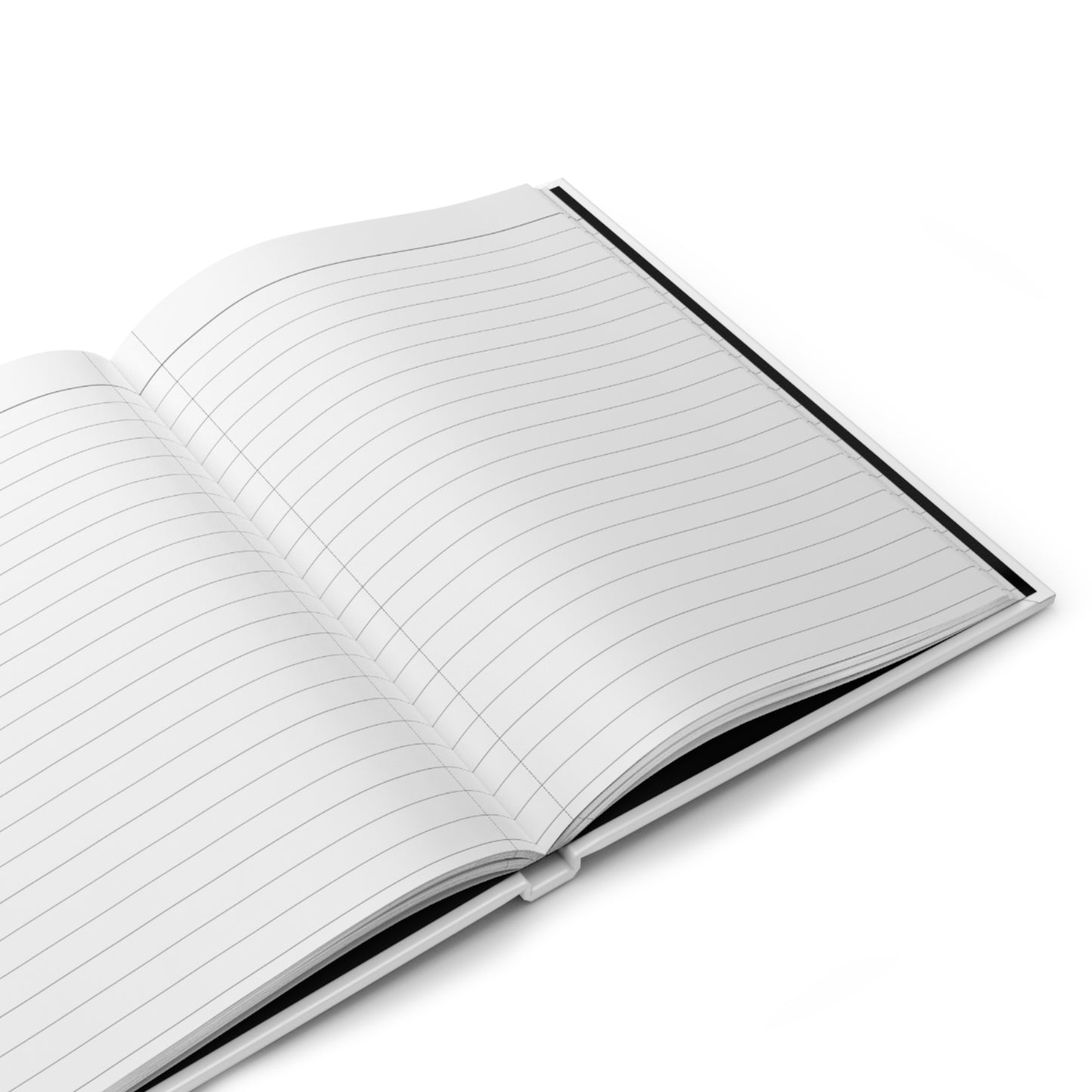 Lady Eights White Hardcover Journal Matte