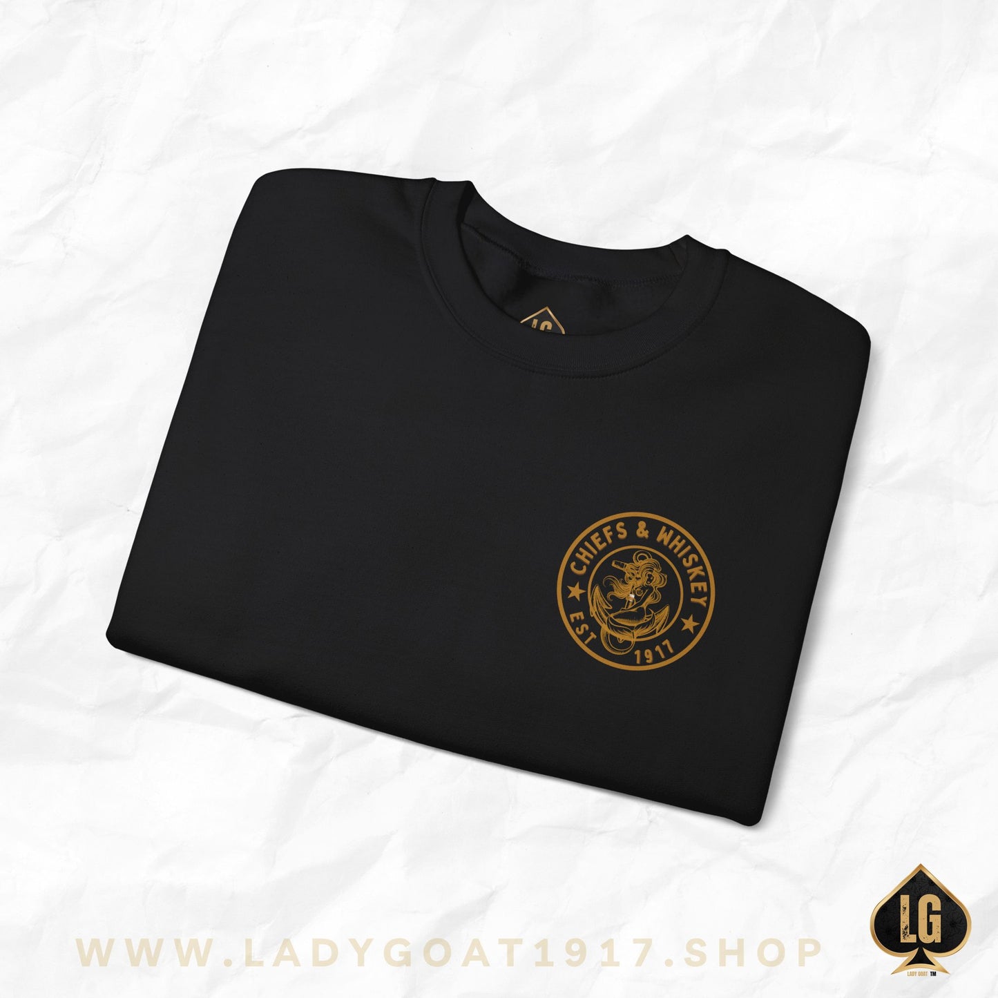 Chiefs and Whiskey V1 Crewneck Sweater