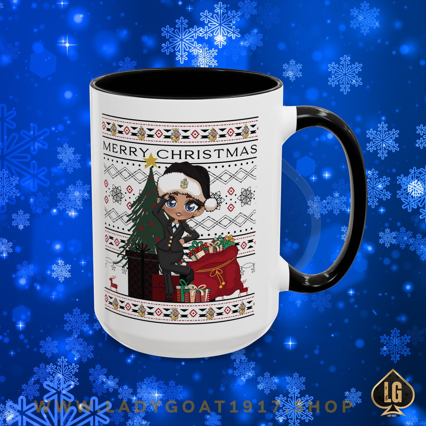 Christmas Blues V7 15oz Mug