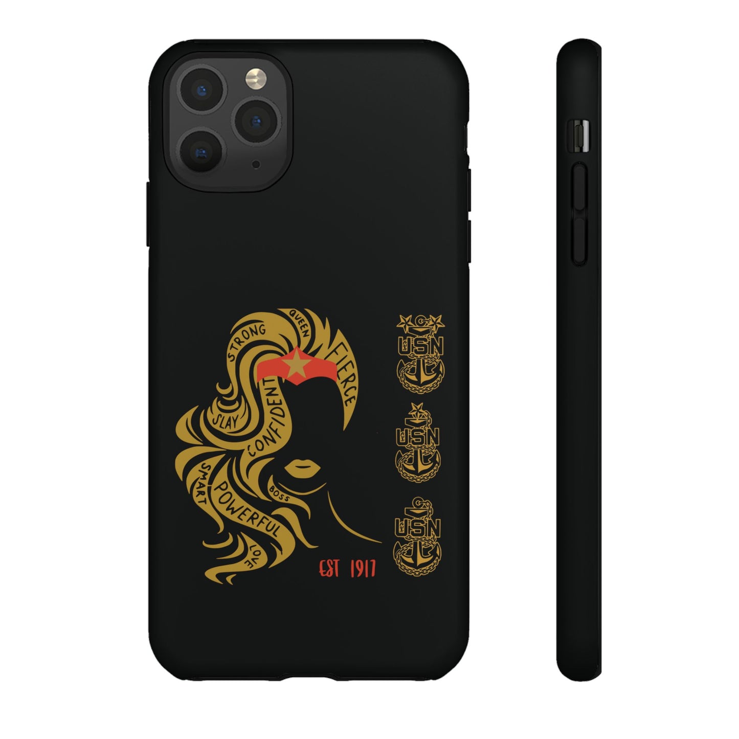WW OG Long Hair Gold Phone Case