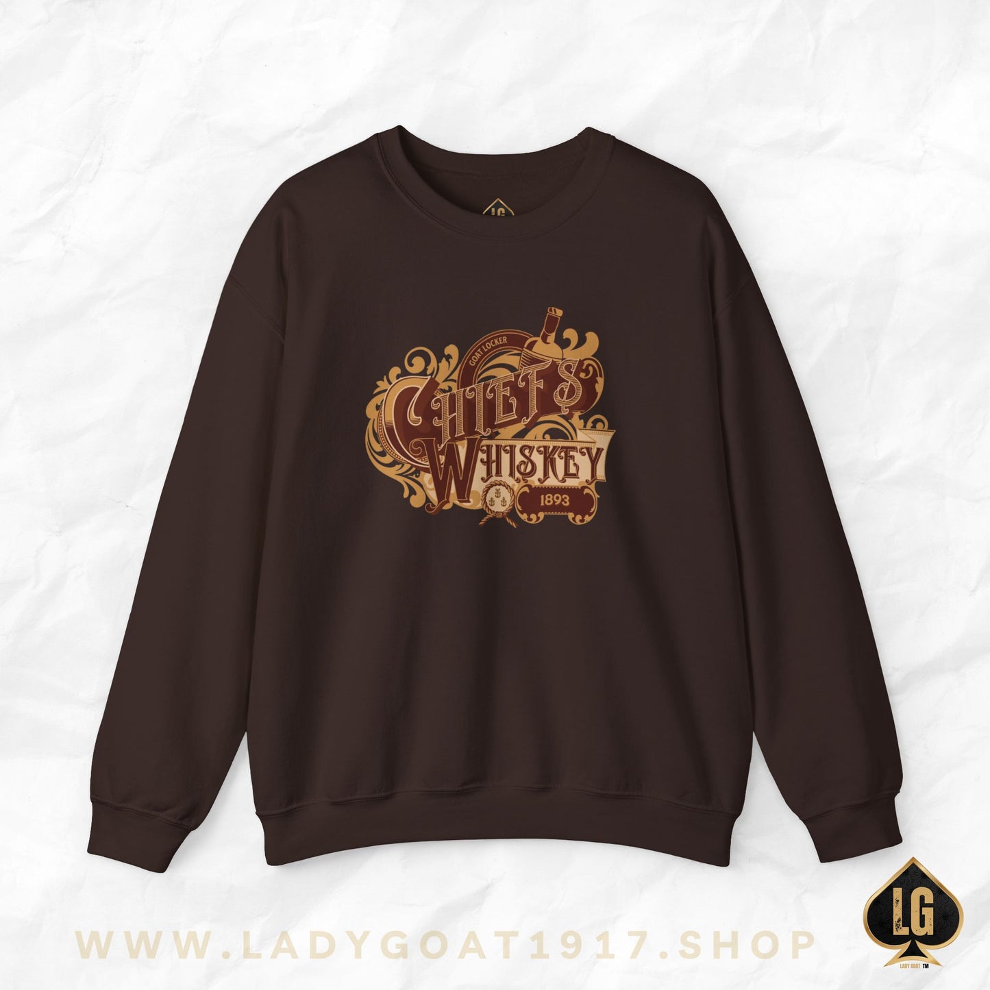 Chiefs and Whiskey V3 Crewneck Sweater