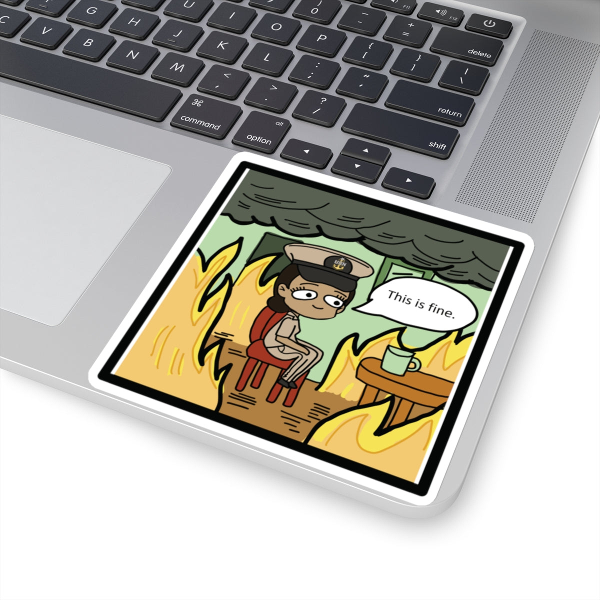 This is Fine ! V1 SCPO Stickers