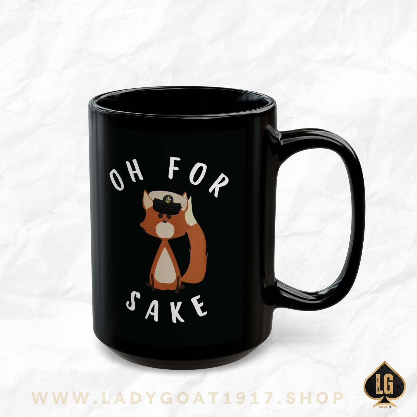 For 🦊 Sake ! V2  Black Mug